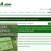 El mercado de fusiones y adquisiciones en A. Latina registra 446 transacciones en el primer trimestre de 2019